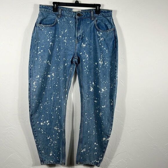 🔥🔥 OneTeaspoon Bleach Splatter Distressed Blue Jeans Men Size 31 - EXCELLENT - Picture 1 of 13